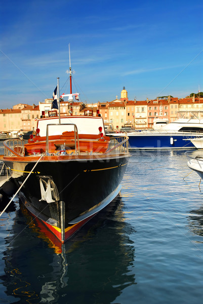 Stock photo: Boats at St.Tropez