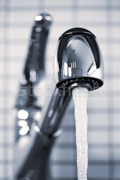 Kitchen faucet Stock photo © elenaphoto