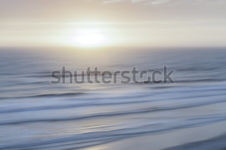 Misty sunrise océan Floride côte [[stock_photo]] © elenaphoto