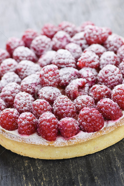 Raspberry tart Stock photo © elenaphoto