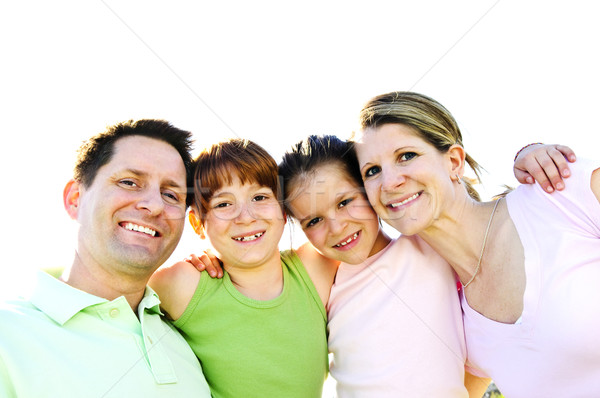 Happy family Stock photo © elenaphoto