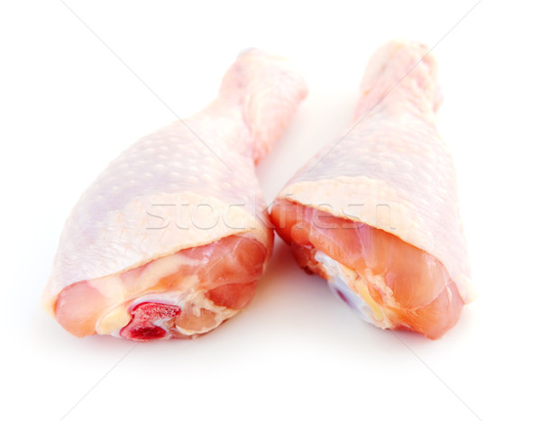 Raw chicken drumsticks Stock photo © elenaphoto