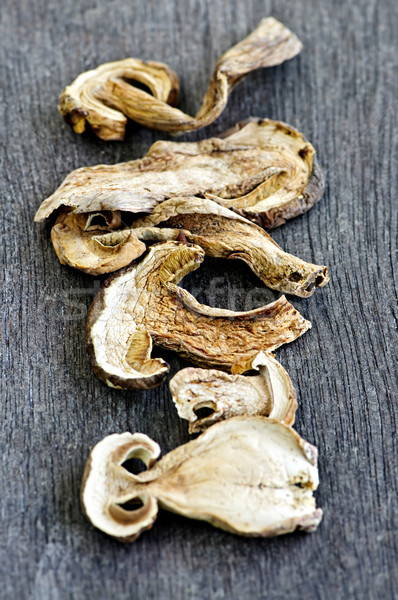 Dry porcini mushrooms Stock photo © elenaphoto