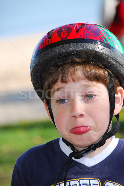 Cute boy portrait Stock photo © elenaphoto