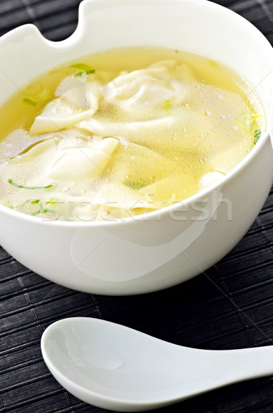 Wonton soup Stock photo © elenaphoto