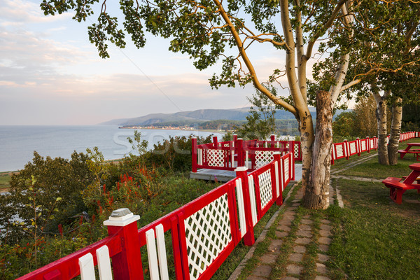 красочный забор пикника исторический полуостров Сток-фото © elenaphoto