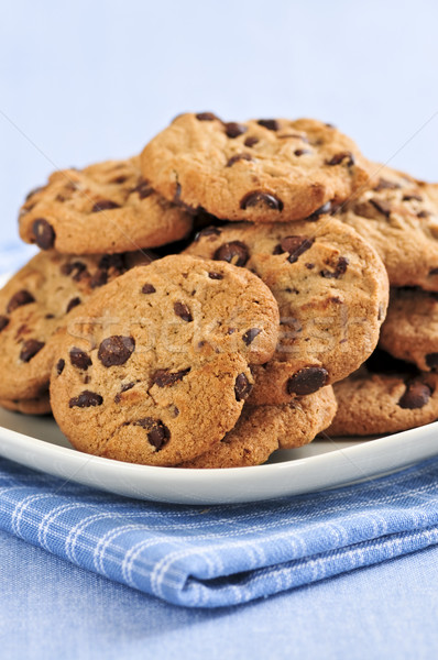 Stock photo: Chocolate chip cookies