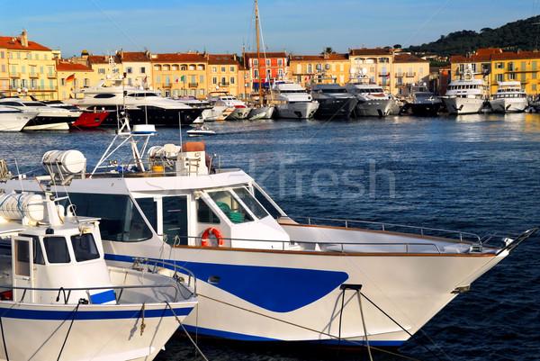 Boats at St.Tropez Stock photo © elenaphoto