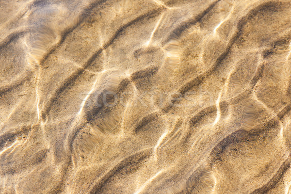 Water and sand ripples Stock photo © elenaphoto