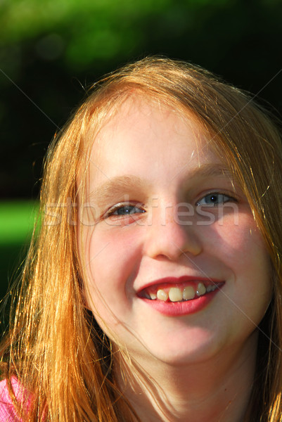Girl portrait Stock photo © elenaphoto