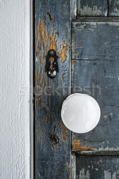 Old door fragment Stock photo © elenaphoto