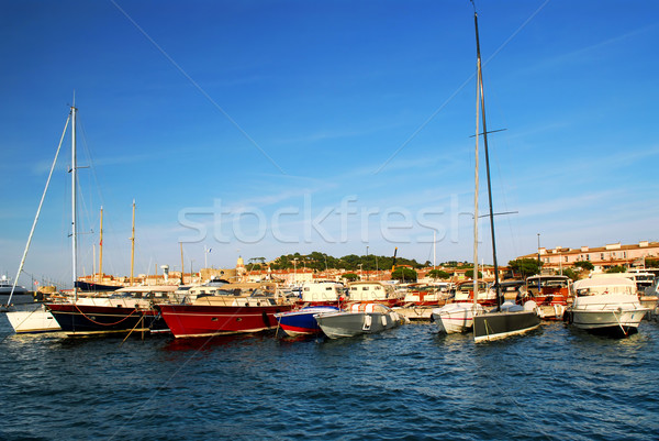 Boats at St.Tropez Stock photo © elenaphoto
