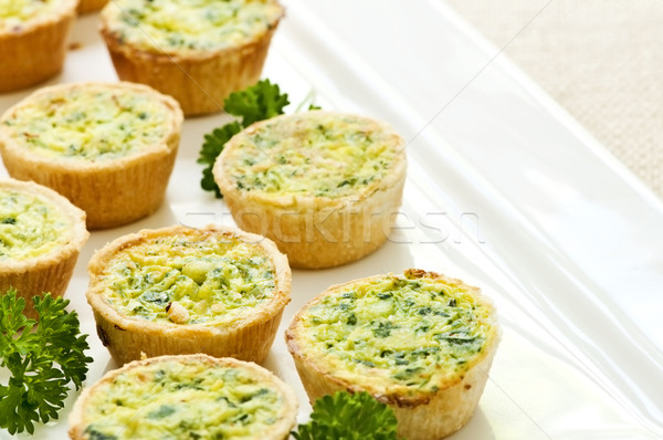 Mini quiches Stock photo © elenaphoto