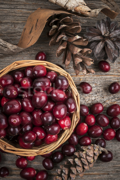 [[stock_photo]]: Panier · fraîches · rustique · sombre