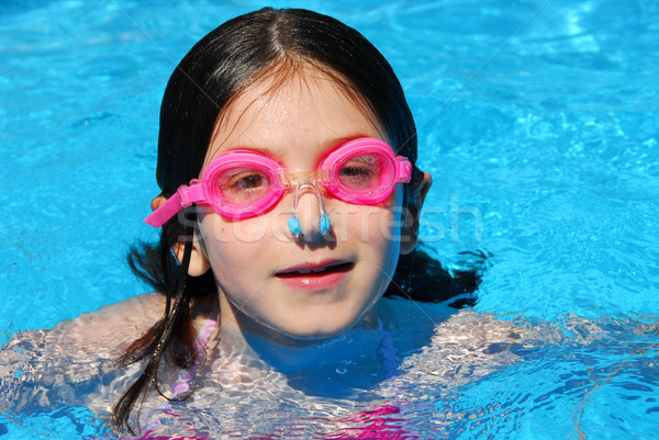 Child swimming pool Stock photo © elenaphoto