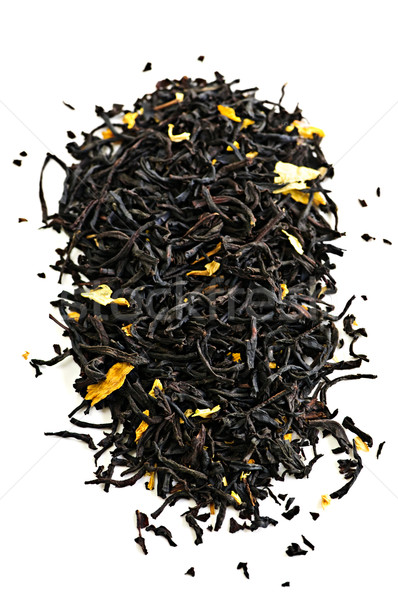 Black tea leaves Stock photo © elenaphoto