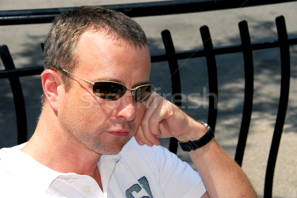 Man sunglasses Stock photo © elenaphoto