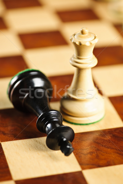 Check mate no Xadrez Stock Photo