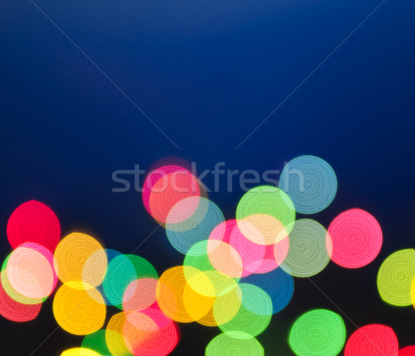 Blurred Christmas lights Stock photo © elenaphoto