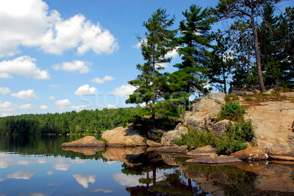 Sceniczny jezioro krajobraz parku ontario Kanada Zdjęcia stock © elenaphoto