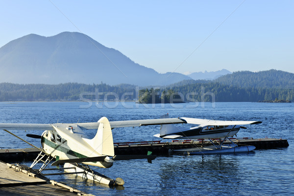 Foto stock: Mar · aviões · doca · Vancouver · ilha · Canadá