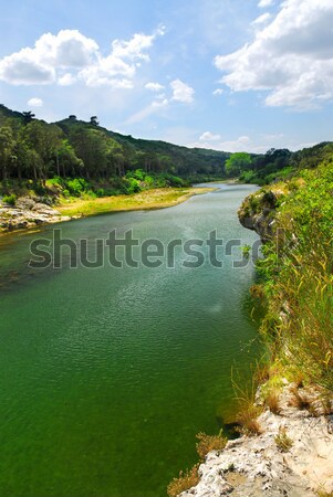 River Gard in southern France Stock photo © elenaphoto