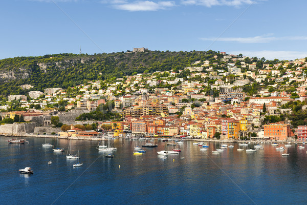 Villefranche-sur-Mer view on French Riviera Stock photo © elenaphoto