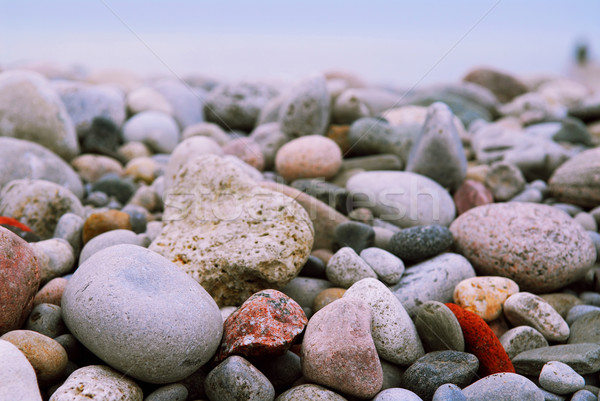 Beach pebbles Stock photo © elenaphoto