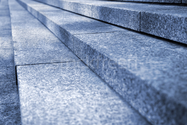 Granit Treppe Perspektive Stadt abstrakten Stock foto © elenaphoto