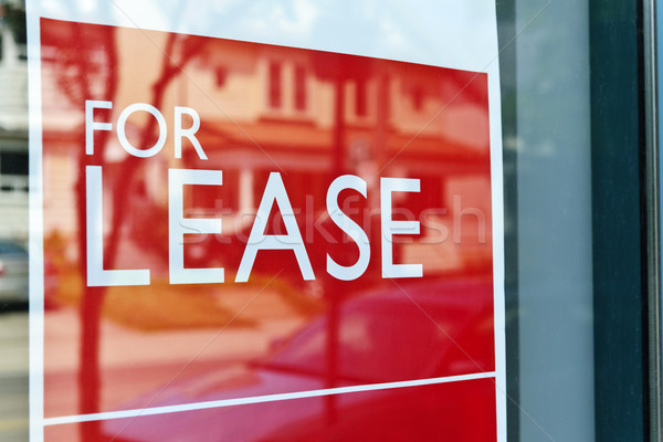 For lease sign Stock photo © elenaphoto