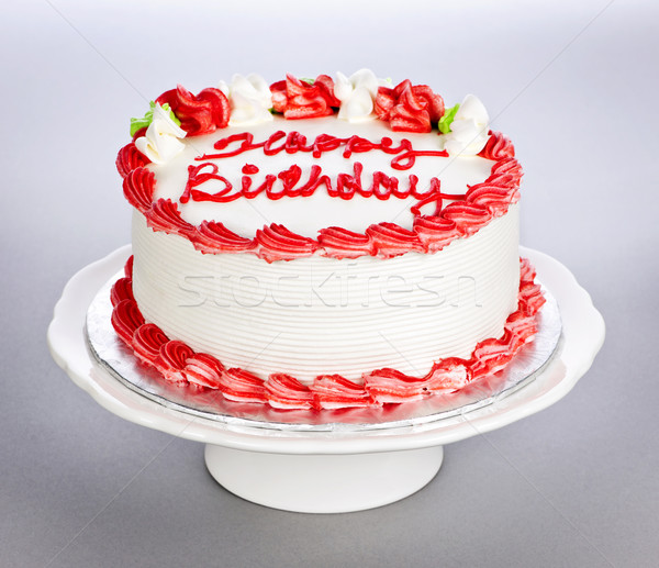 Birthday cake Stock photo © elenaphoto