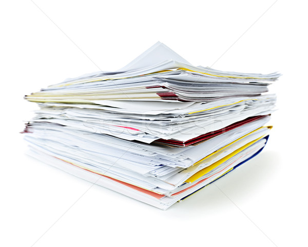 Folders with documents Stock photo © elenaphoto