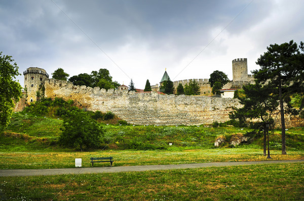 Kalemegdan fortress in Belgrade Stock photo © elenaphoto