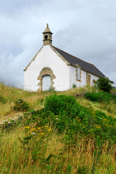 Breton church Stock photo © elenaphoto