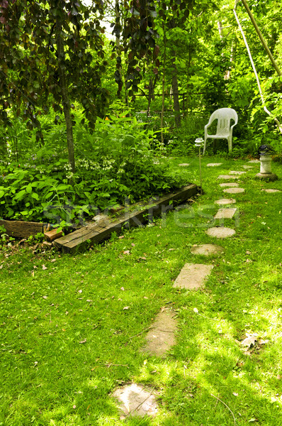Green garden Stock photo © elenaphoto