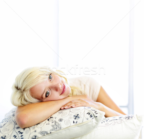 Young woman dreaming Stock photo © elenaphoto