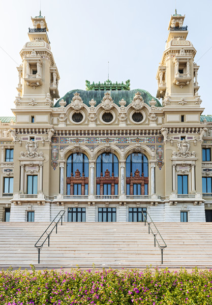 Casino Monaco Meer Fassade Gebäude Stock foto © elenaphoto