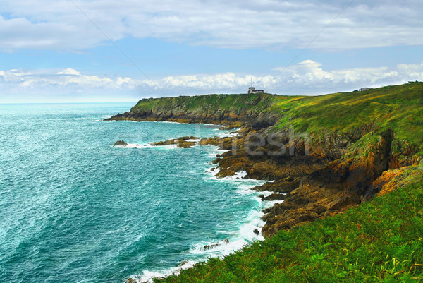 Atlantic coast in Brittany Stock photo © elenaphoto