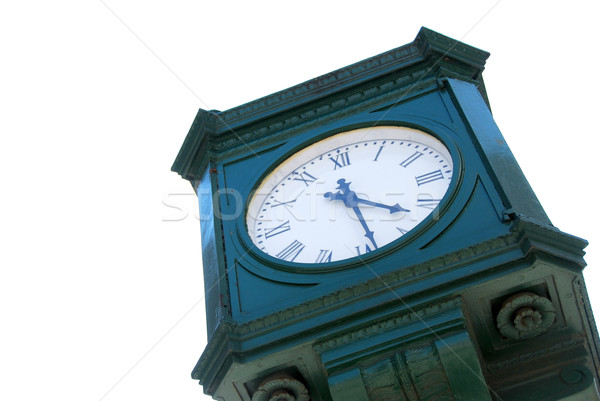 City clock Stock photo © elenaphoto