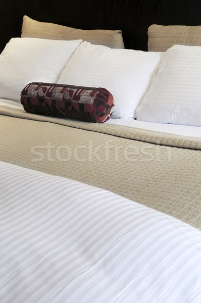 Comfortable bed Stock photo © elenaphoto