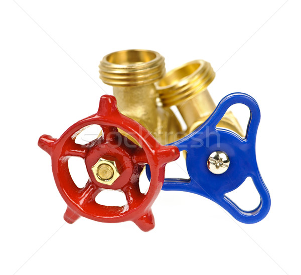 Plumbing valves Stock photo © elenaphoto