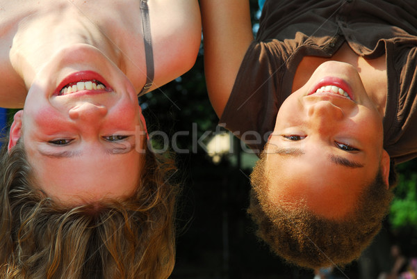 Two girls Stock photo © elenaphoto