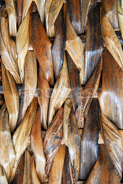 Stock photo: Basket weave