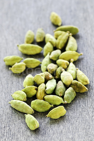 Cardamomo sementi parecchi tutto verde texture Foto d'archivio © elenaphoto
