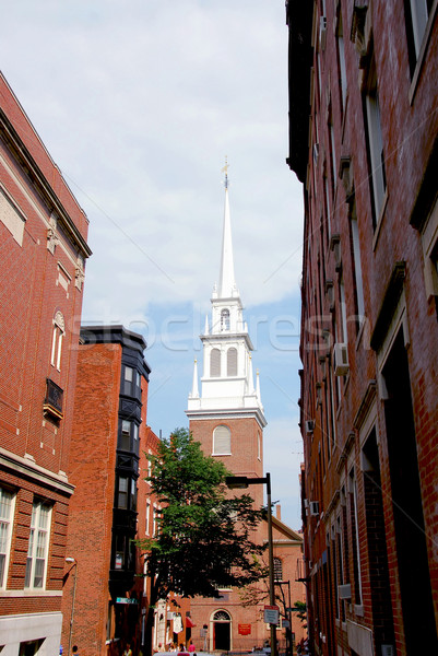 Old North Church in Boston Stock photo © elenaphoto