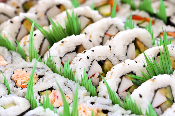 Sushi platter Stock photo © elenaphoto