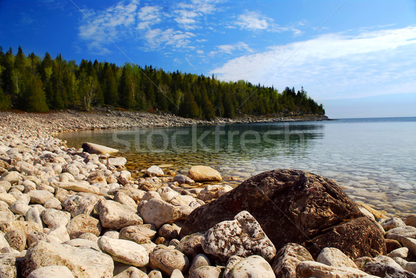 Lake landscape Stock photo © elenaphoto