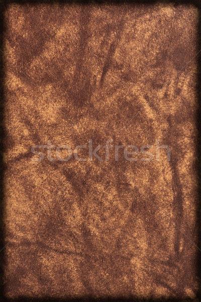 Imitação couro fundo marrom textura Foto stock © elenaphoto