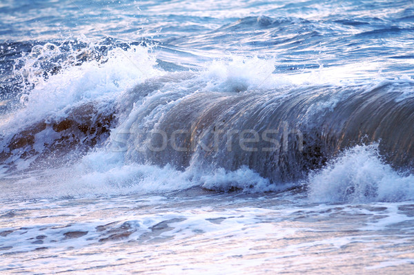 Stock photo: Wave in stormy ocean