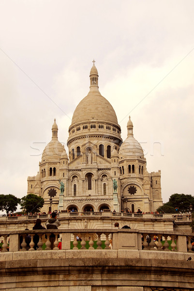 Bazilica vedere Paris Franta constructii oraş Imagine de stoc © elenaphoto
